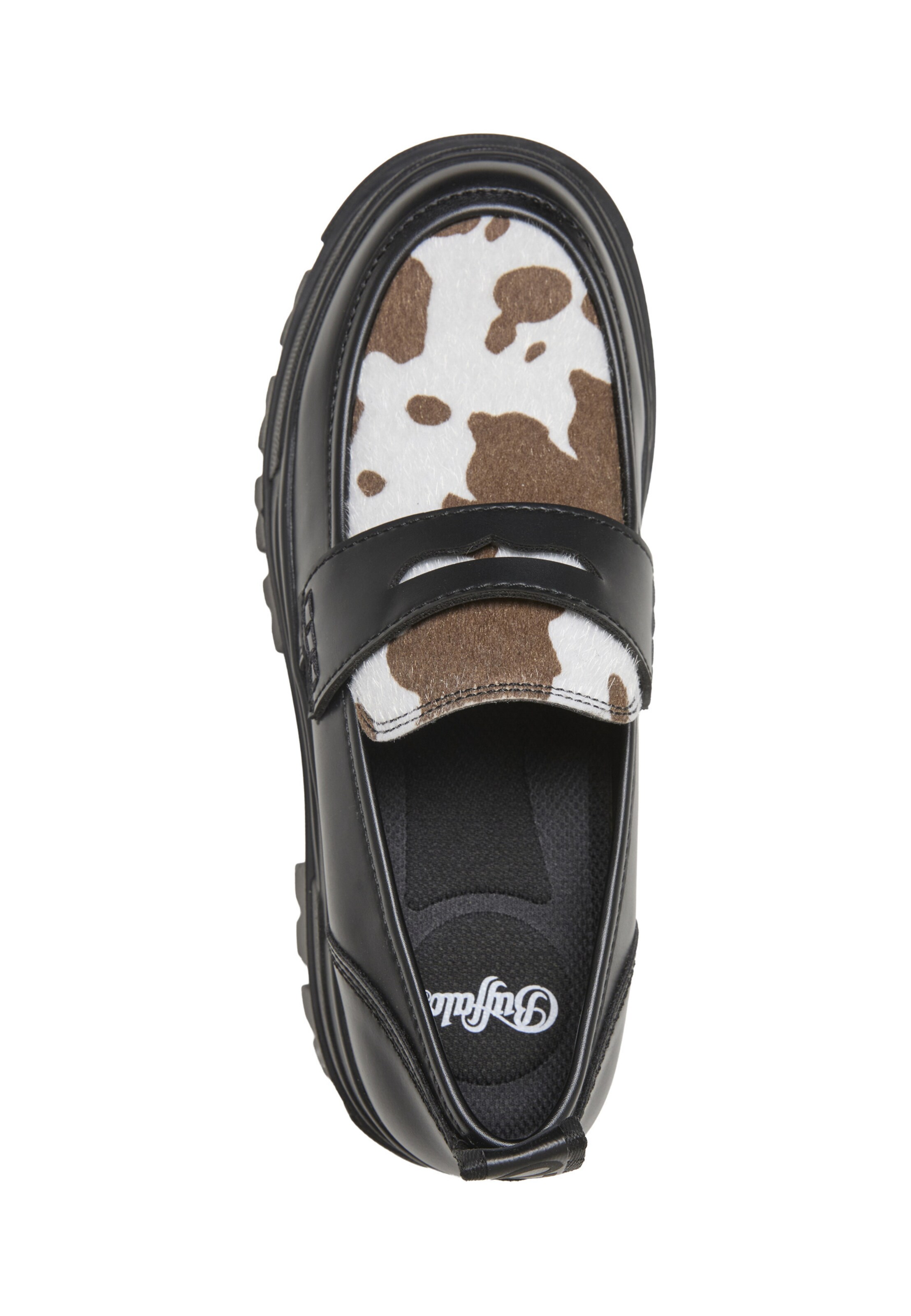 BUFFALO Pantofle 'Aspha' w kolorze czarny
