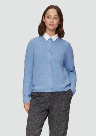s.Oliver Knit cardigan in Blue: front