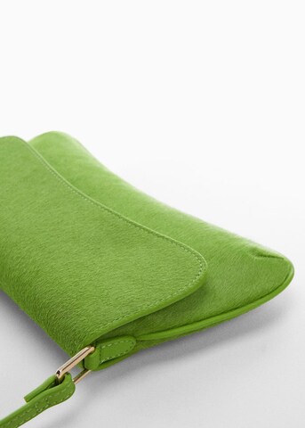 MANGO Shoulder Bag 'hft wavy' in Green