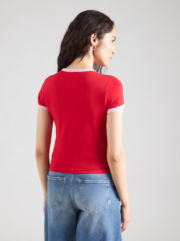 Juicy Couture Футболка 'Ringer' в Красный
