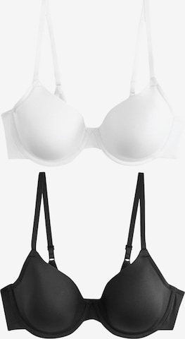 Next T-Shirt Rintaliivi värissä musta: etupuoli