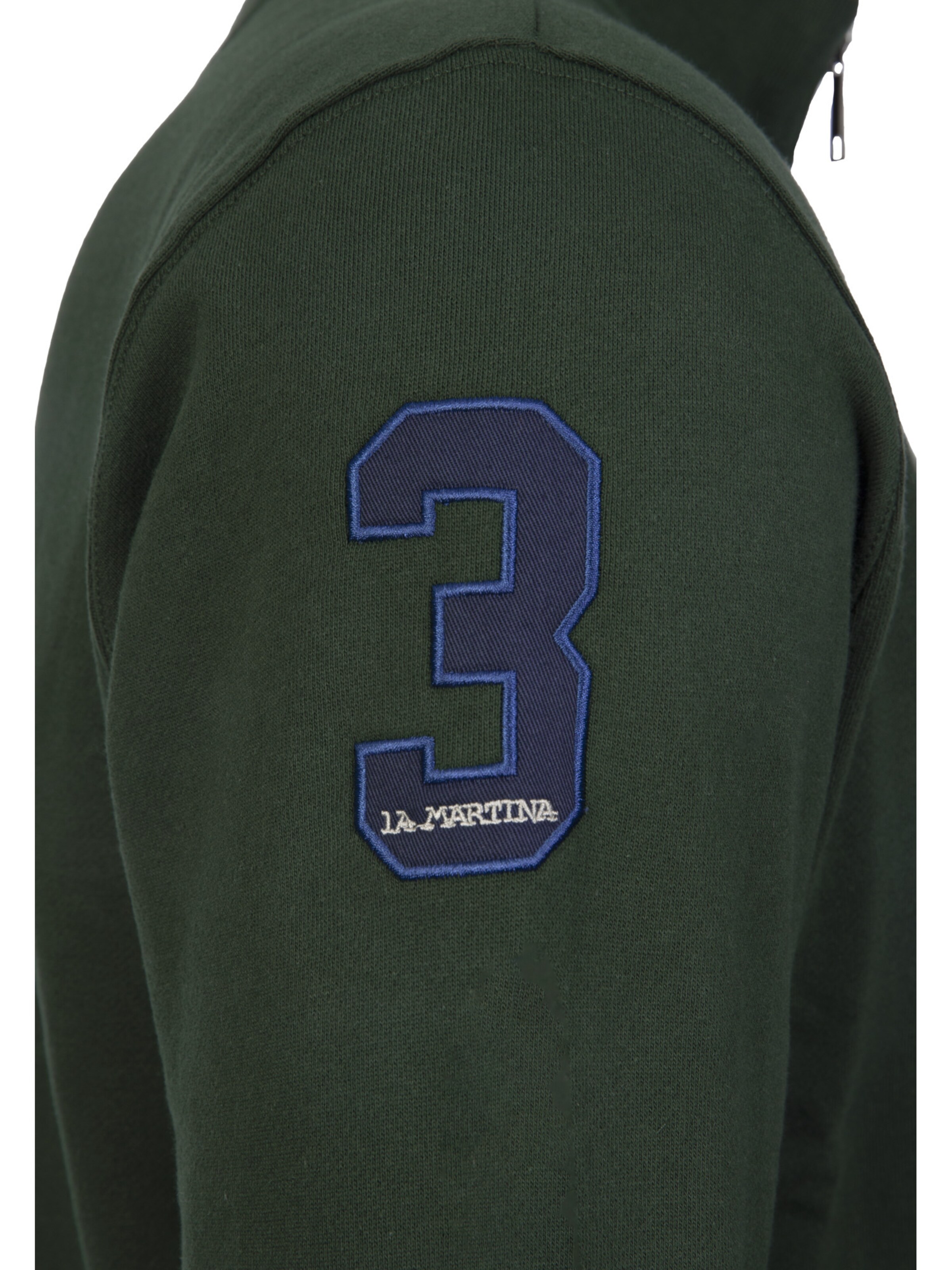 La Martina Sweatvest 'MBF301' in Groen