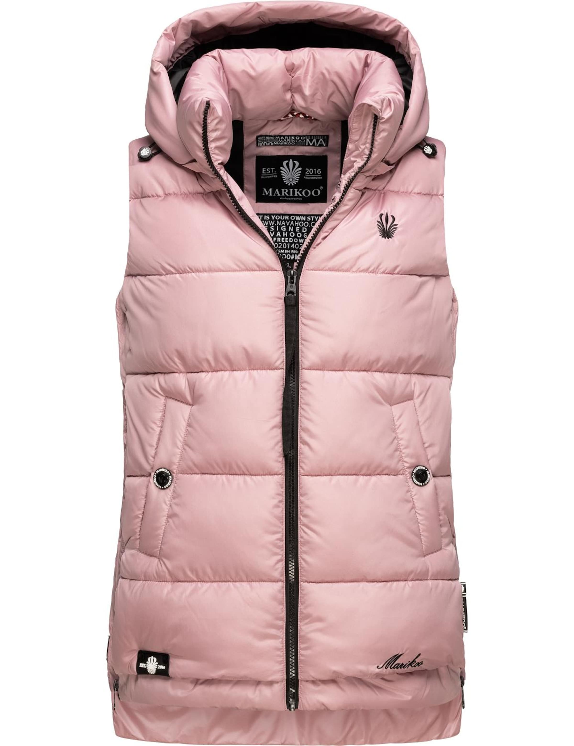 Gilet 'Zarinaa' MARIKOO en rose : devant