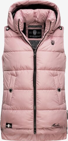 Gilet 'Zarinaa' MARIKOO en rose : devant