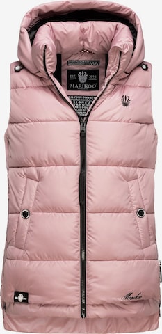 Gilet 'Zarinaa' MARIKOO en rose : devant