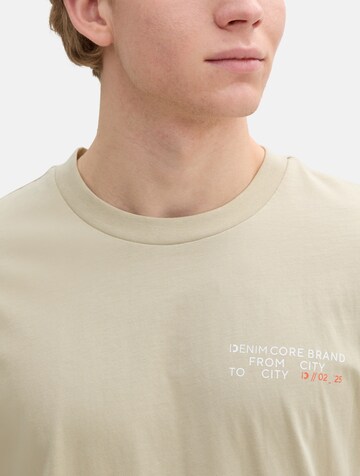 TOM TAILOR DENIM Shirt in Beige