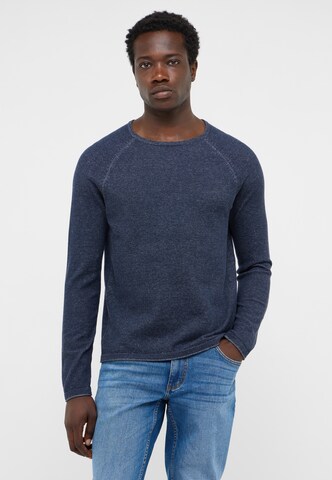 MUSTANG Pullover 'Style Elvin' in Blau: Vorderseite