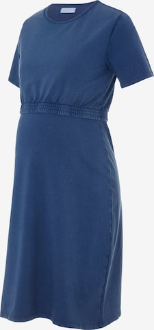 MAMALICIOUS Dress 'Vika' in Blue: front