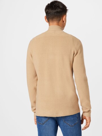 Only & Sons Knit Cardigan 'BLAKE' in Beige