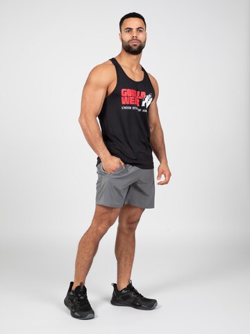 T-Shirt Gorilla Wear en noir : devant