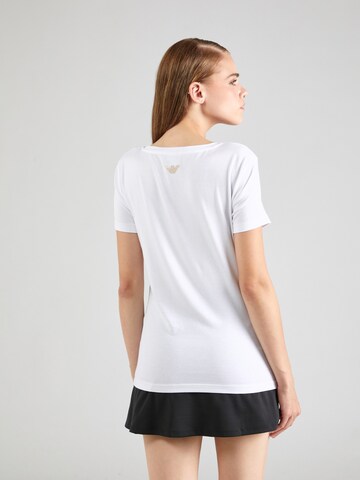 Maglietta di EA7 Emporio Armani in bianco