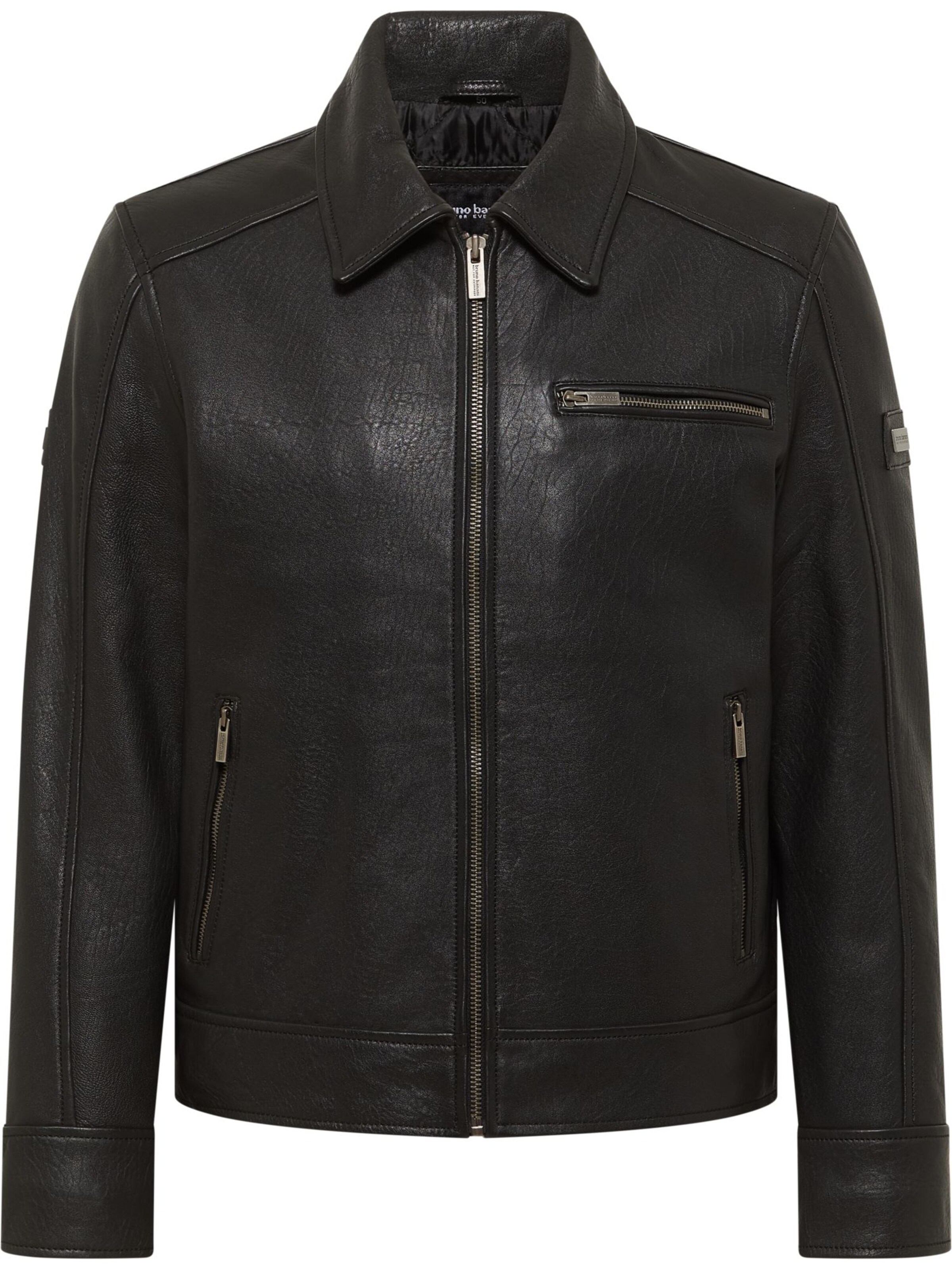 Veste mi-saison ' OSKAR ' Bruno Banani en noir : devant