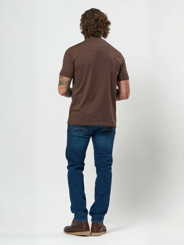 MCS Regular Fit Skjorte ' MCFelix ' i brun