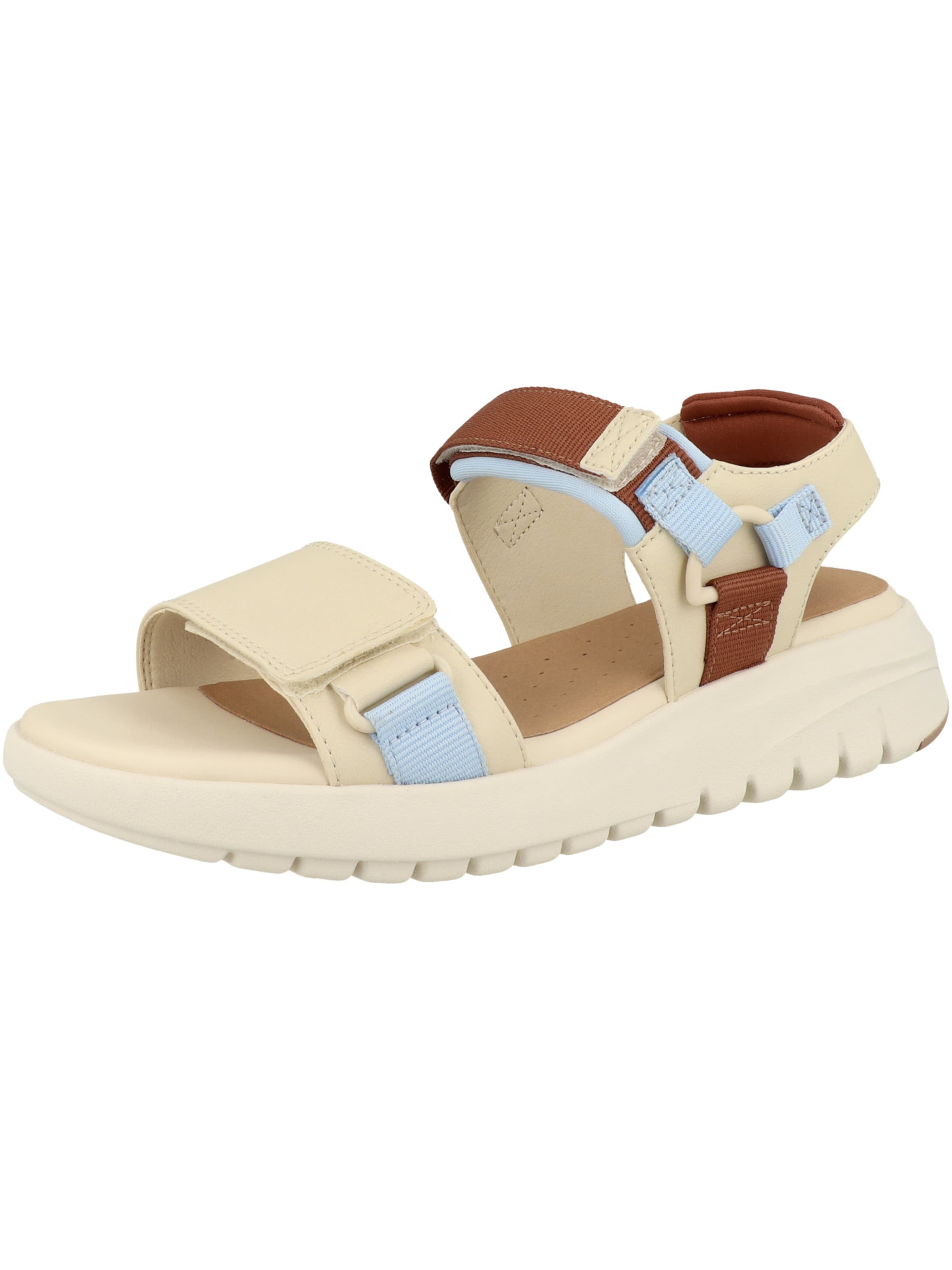 Sandales 'Flextride' GEOX en beige : devant