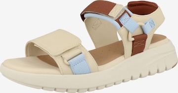 Sandales 'Flextride' GEOX en beige : devant