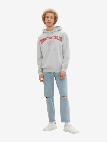 TOM TAILOR DENIM Sweatshirt in Grau