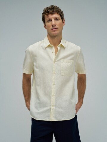 Coupe regular Chemise Salsa Jeans en jaune : devant