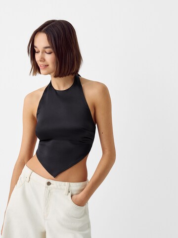 Bershka Top in Black: front