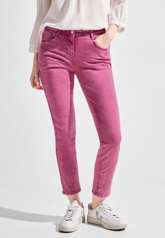 CECIL Slim fit Jeans in Pink: front