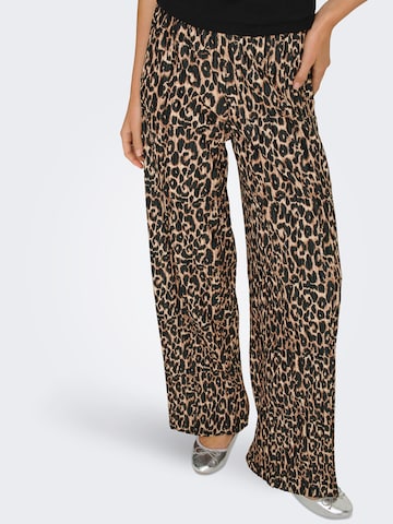 Wide Leg Pantalon 'ONLBISA' ONLY en noir