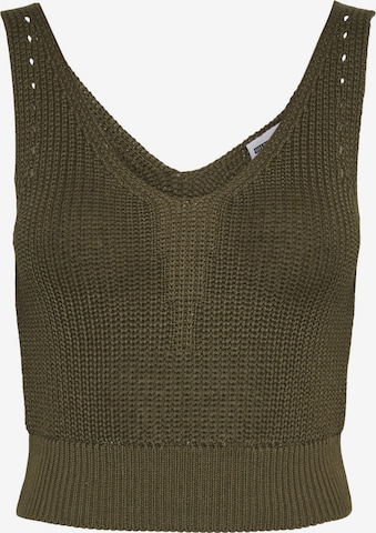 Noisy may Knitted Top 'Sara' in Green: front