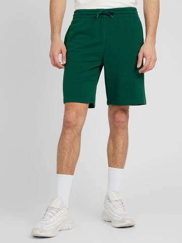 Regular Pantaloni sport de la Reebok pe verde: față