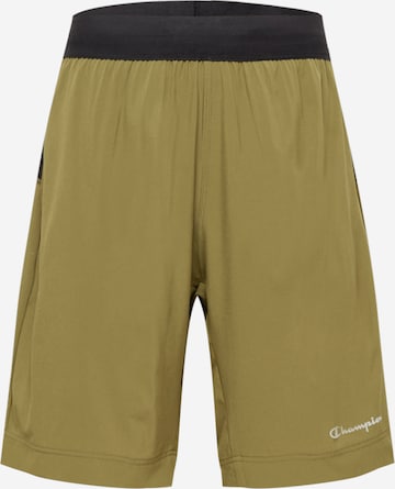 Champion Authentic Athletic Apparel - Pantalón deportivo en verde: frente