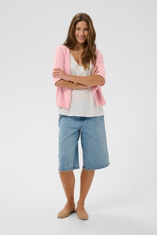 Cream Kardigán 'Sillar' - Ružová