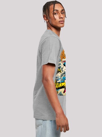 F4NT4STIC Shirt 'Marvel Captain America Spang' in Grey