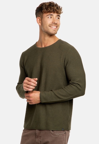 Pull-over 'Loakim' INDICODE JEANS en vert : devant