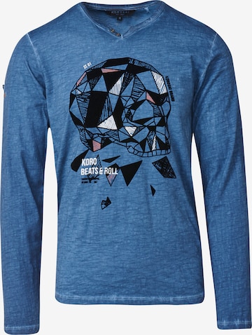 KOROSHI Paita värissä sininen: etupuoli