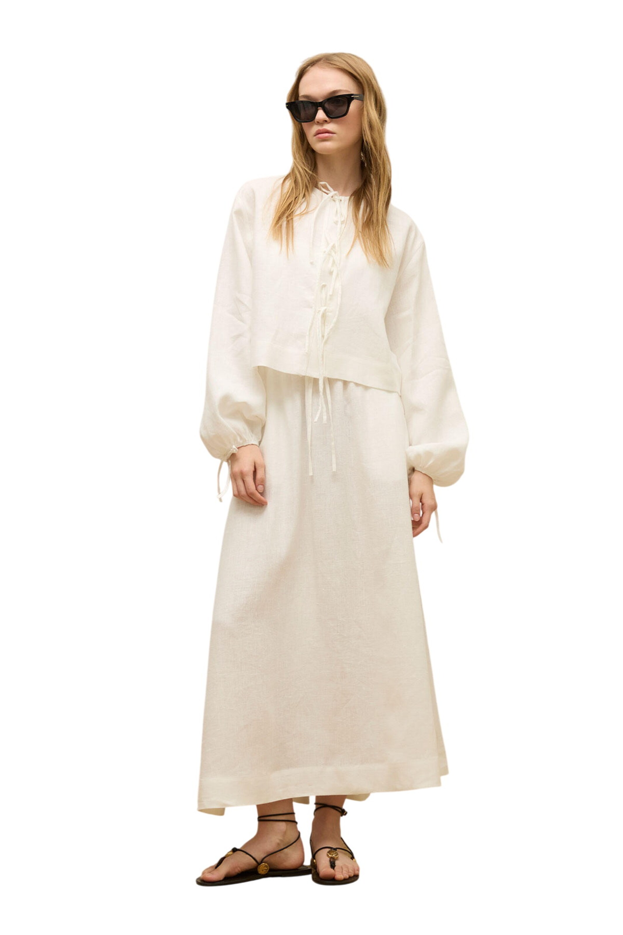 MANUKA Blouse in Beige