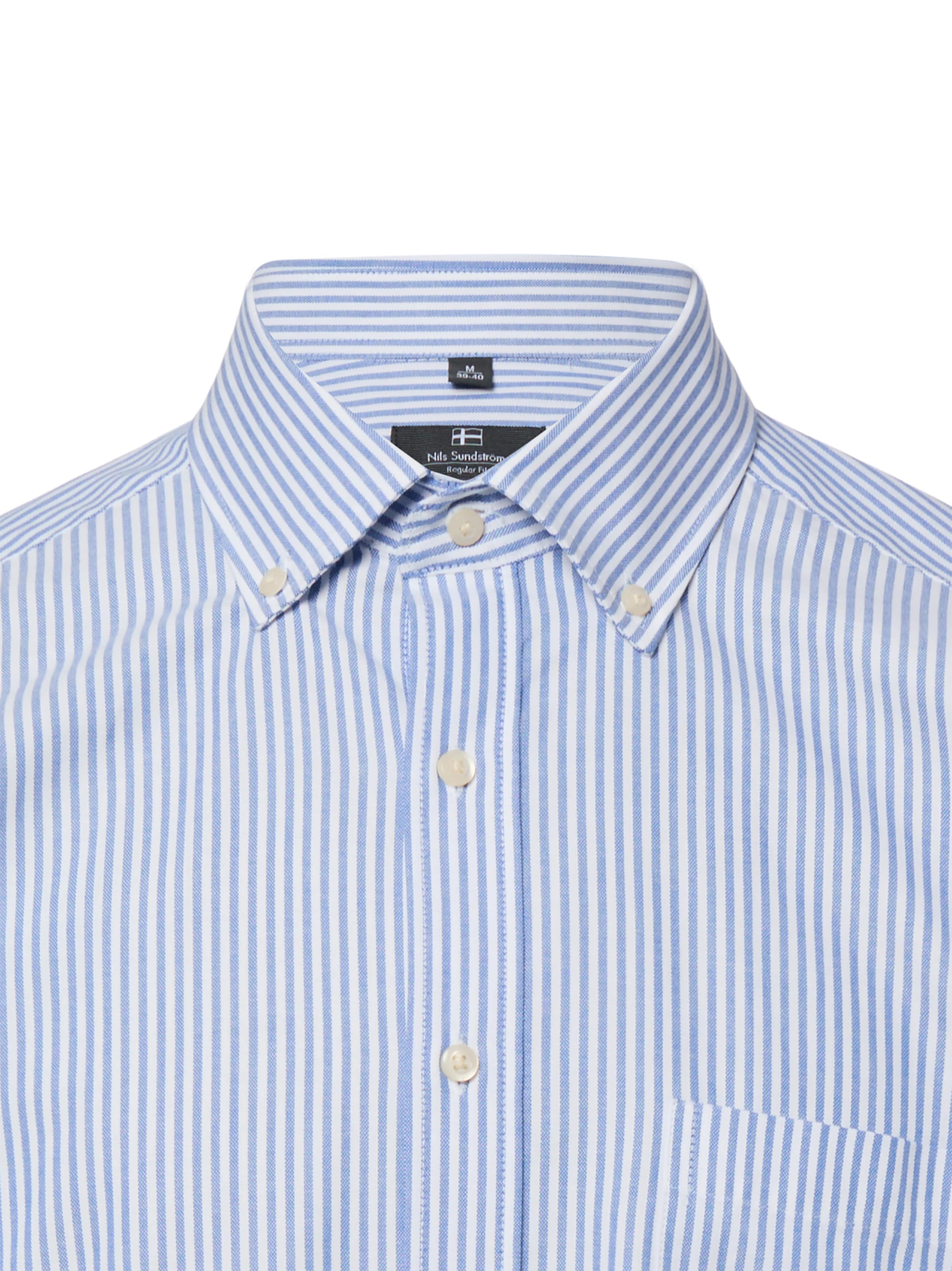 Coupe regular Chemise Nils Sundström en bleu