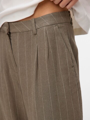 VERO MODA Wide Leg Hose 'VMMindy' in Braun