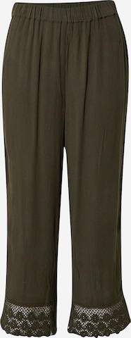 ABOUT YOU Loose fit Pants 'Carlene' in Green: front