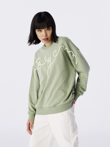 Sweat-shirt Twist en vert