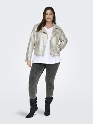 ONLY Carmakoma Jacke in Silber