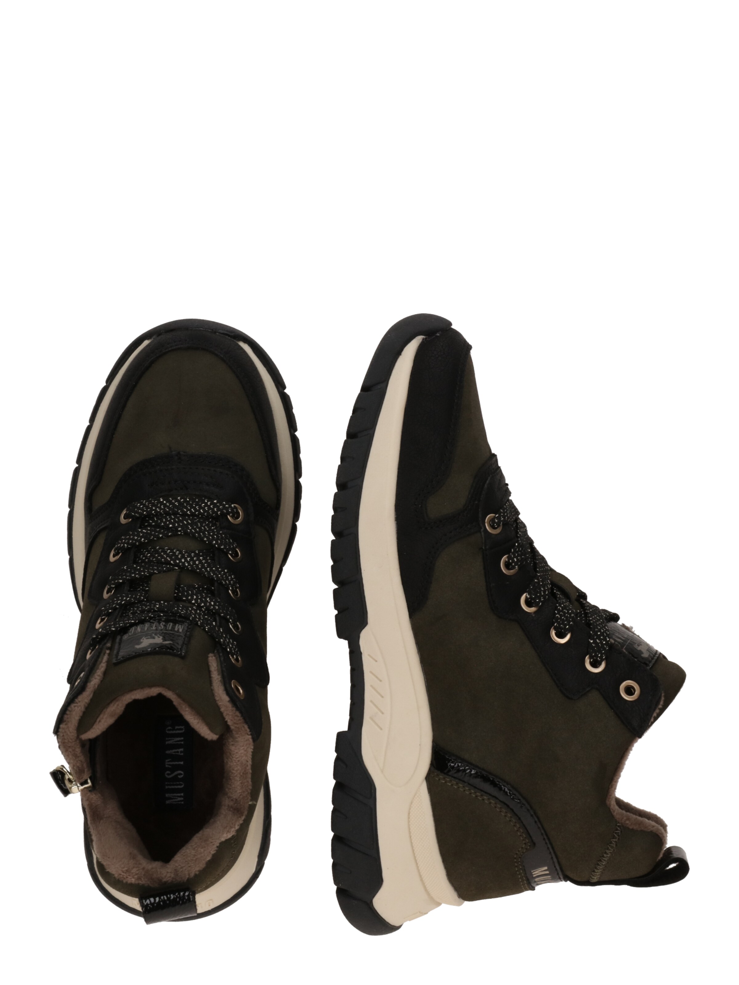 MUSTANGVisoke tenisice - crna boja