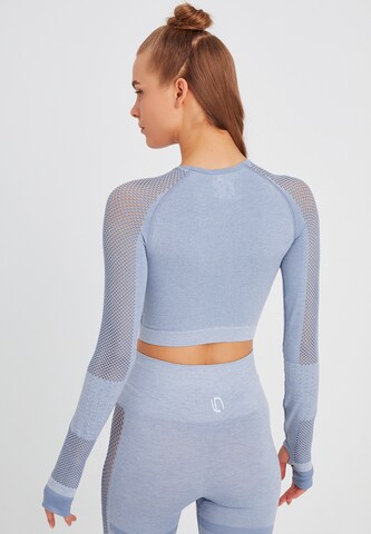 Leif Nelson Crop Top in Blau