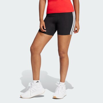 Skinny Pantaloni sportivi 'Essentials' di ADIDAS SPORTSWEAR in nero: frontale