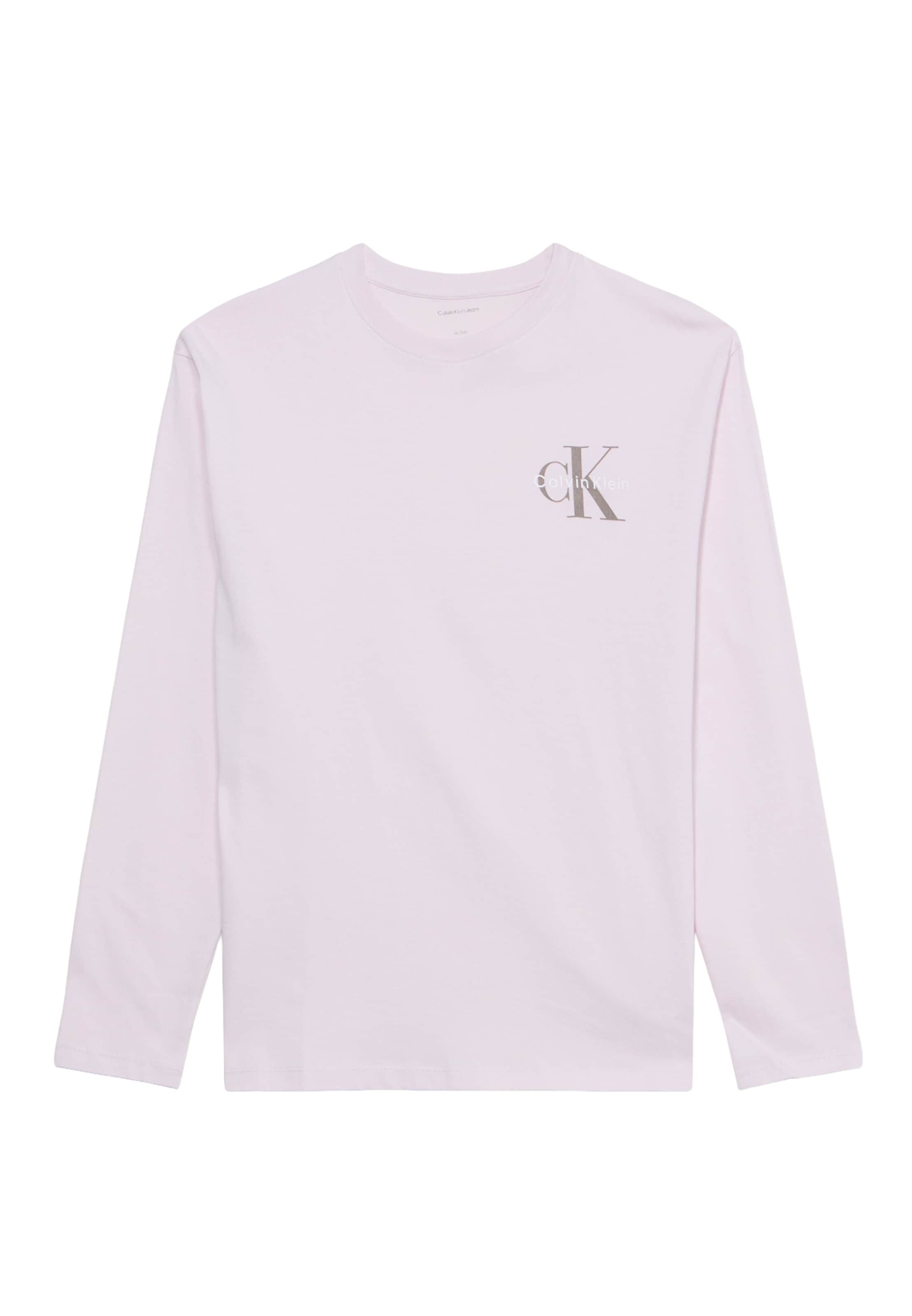 purpurinė Calvin Klein Jeans Marškinėliai: priekis