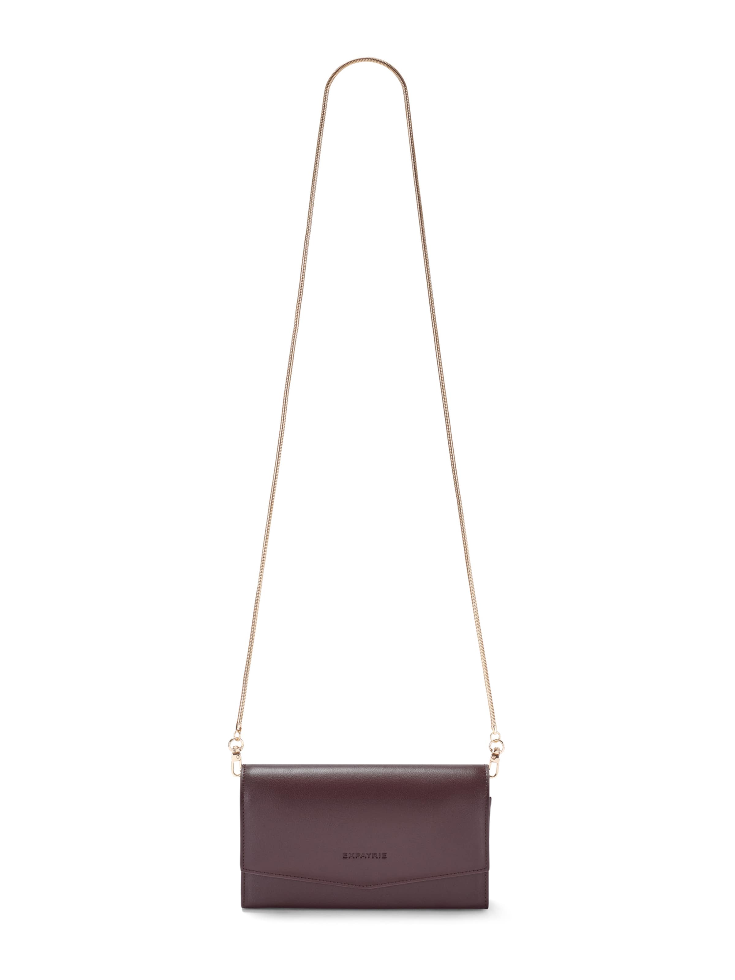 Expatrié - Bolso de noche 'Camille' en marrón