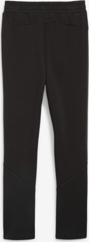 PUMA Slimfit Sportbroek 'evoStripe' in Zwart