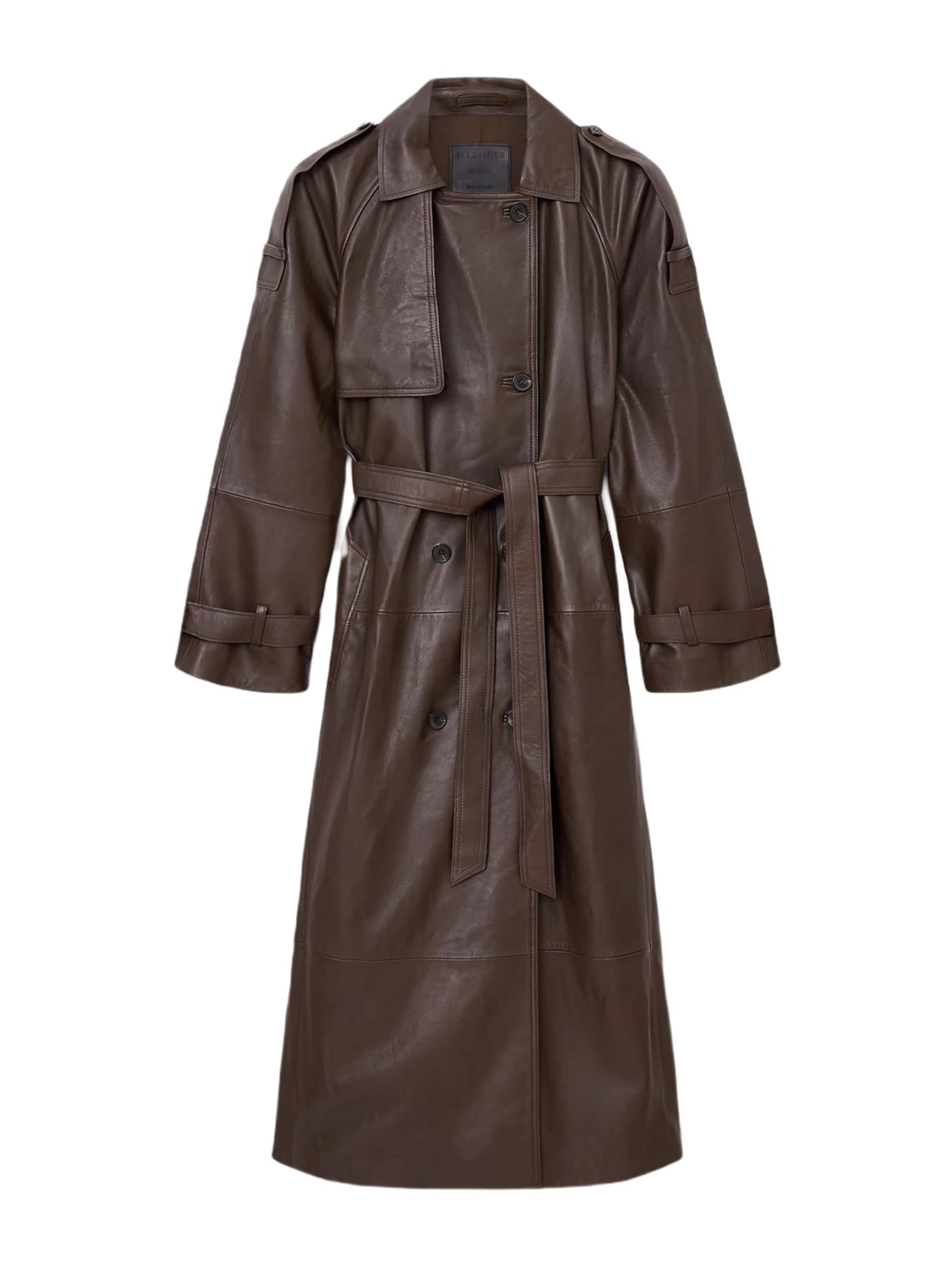 AllSaints Between-seasons coat 'MAC' in Brown: front