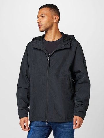 Calvin Klein Big & Tall Between-Season Jacket in Black: front