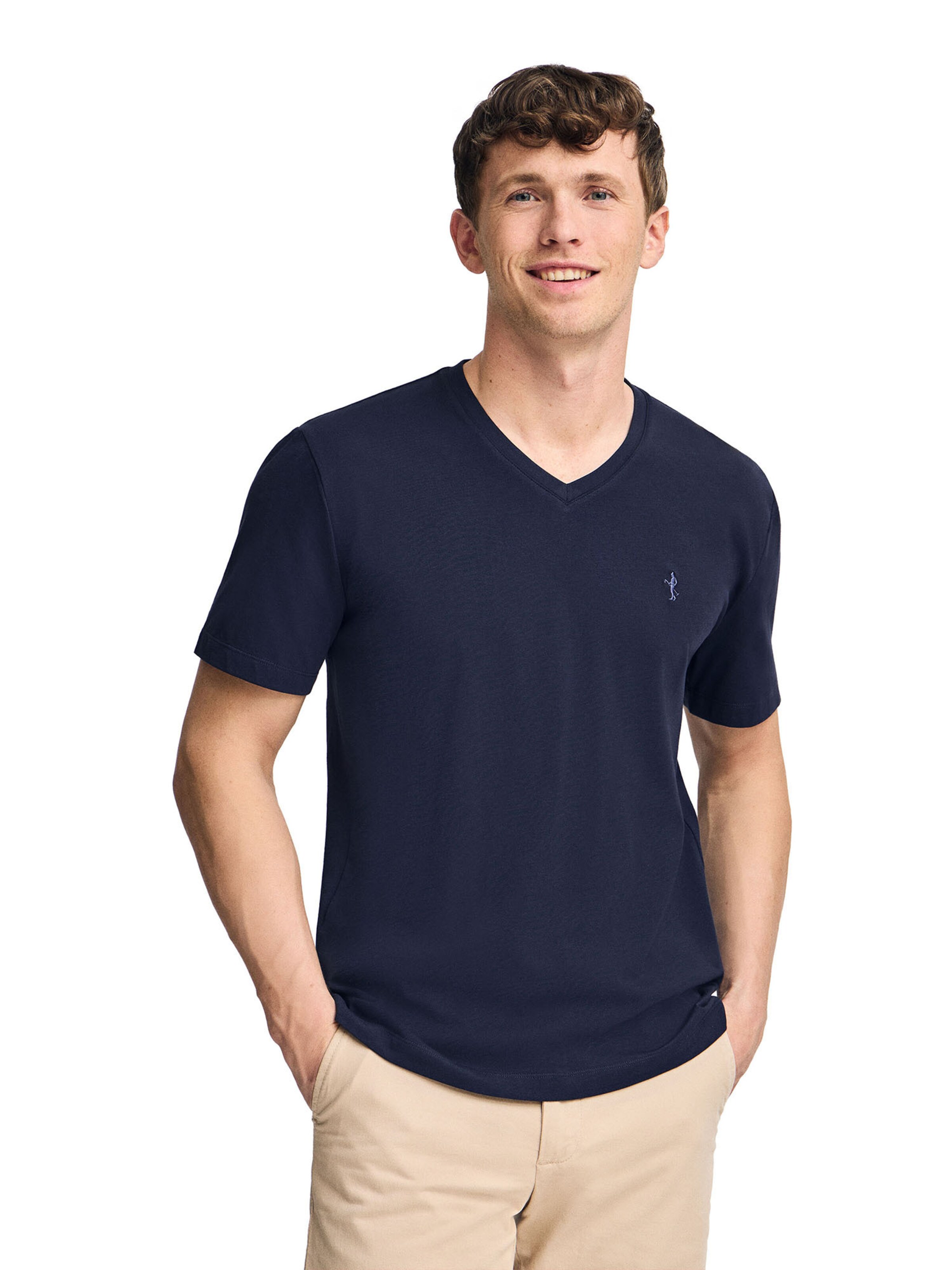 Polo Club T-Shirt in Blau: Vorderseite