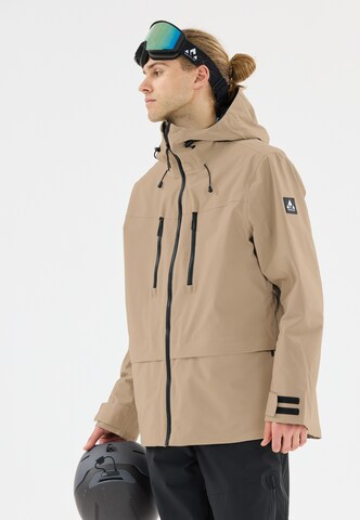 Whistler Skijacke 'Takoda' in Braun: Vorderseite