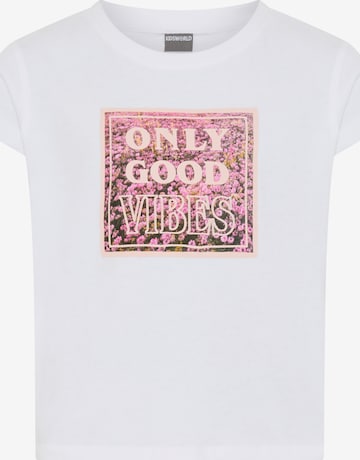Kidsworld Shirt in White: front