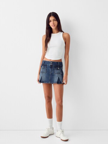 Jupe Bershka en bleu