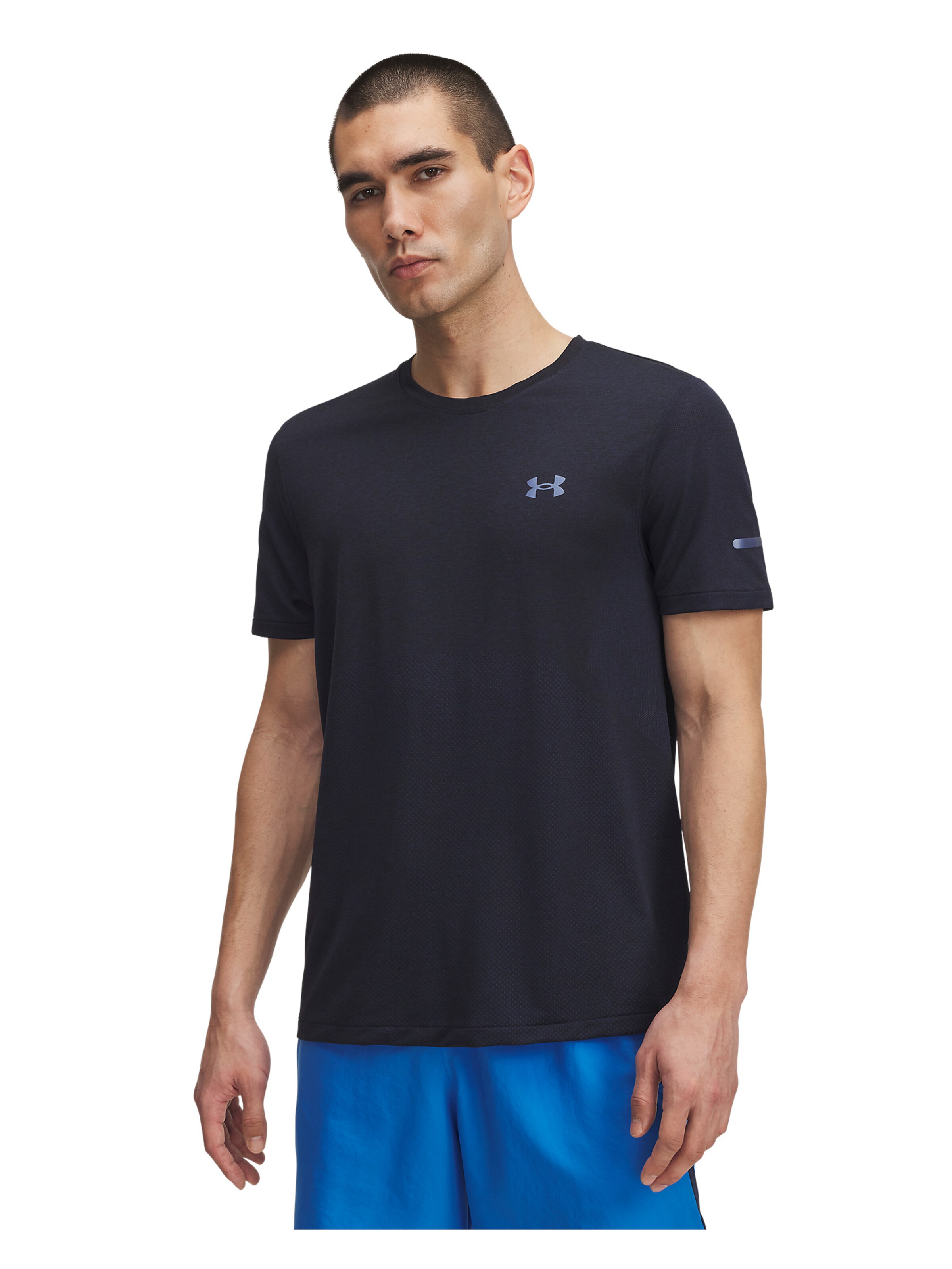 UNDER ARMOUR Performance Shirt in Blue: front